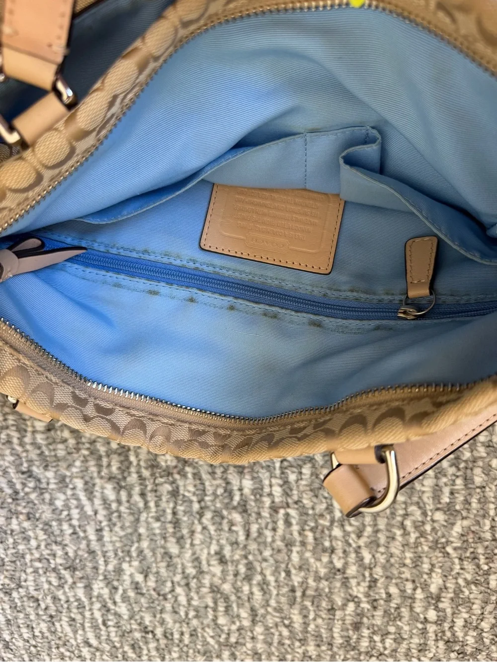 Coach Monogram Tote Bag